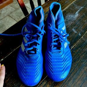 Blue Predator Cleats